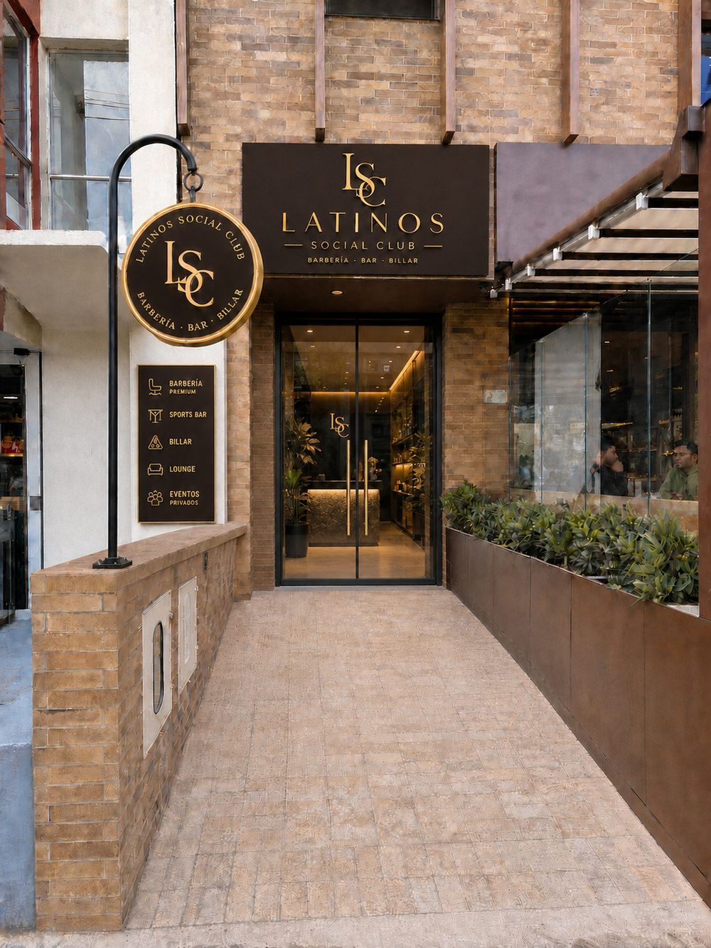 Fachada de Latinos Social Club
