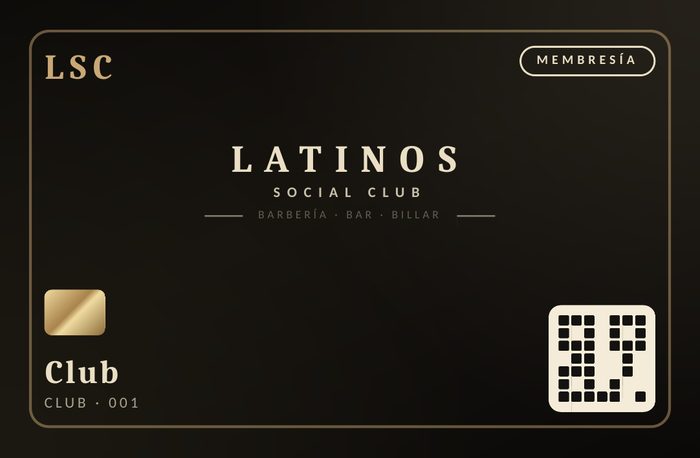 Tarjeta Club de Latinos Social Club